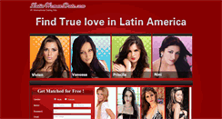 Desktop Screenshot of latinwomendate.com